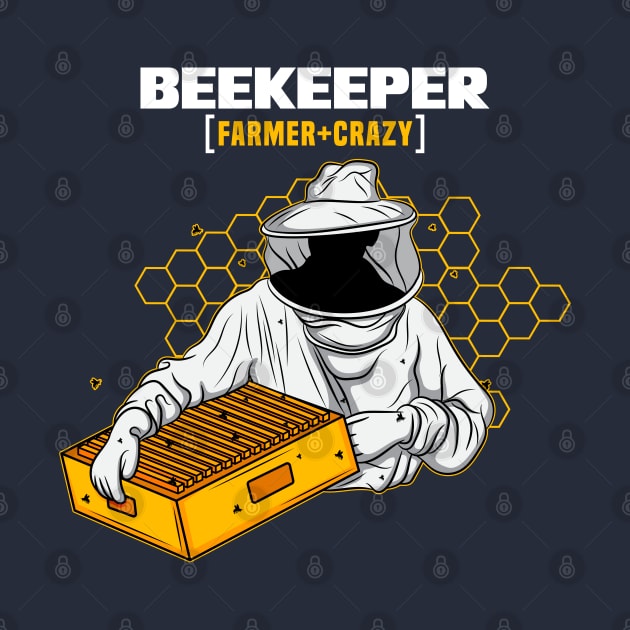 Beekeeper Bee Keeper Apiary Honey gift idea present by MARESDesign