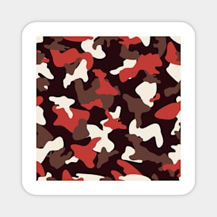 Tan Camouflage Pattern Magnet