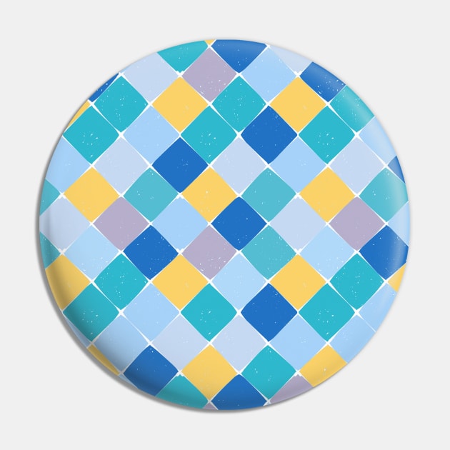 Pocket - Summer Swimming Pool Terrazo Tiles Yellow Pin by ninoladesign