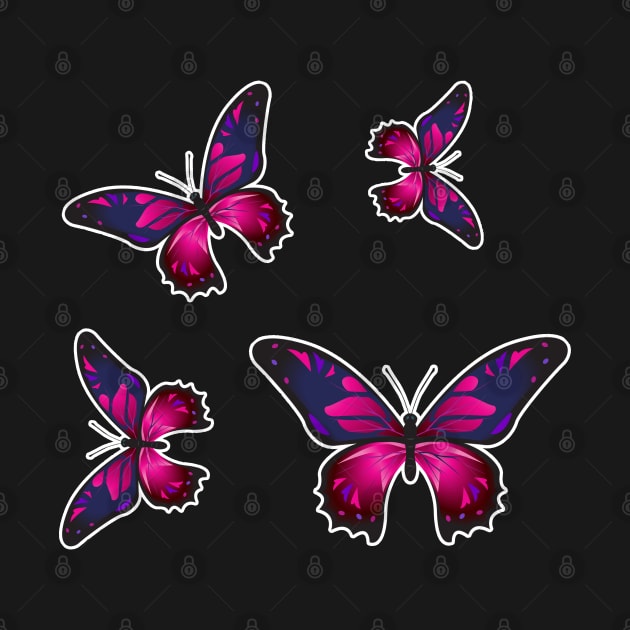 Colorful Butterfly , Cute Light Butterflies Gift Idea by Get Yours