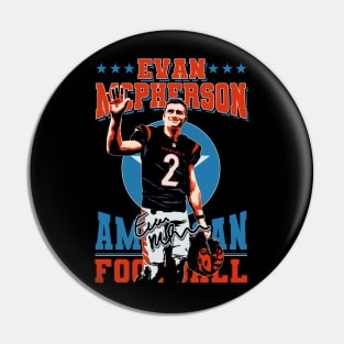 Evan McPherson Bengals American Football Pin