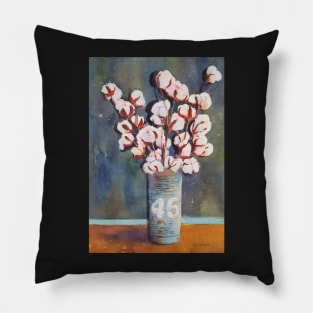 Cotton in vase Pillow