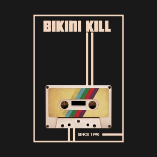 Bikini Kill Music Retro Cassette Tape T-Shirt