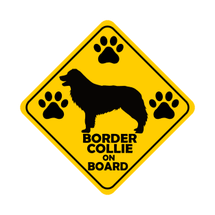 Border collie on board T-Shirt