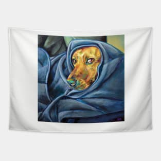 The Coziest Dog on the Planet Tapestry