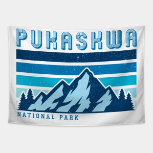 Pukaskwa national park retro vintage Tapestry