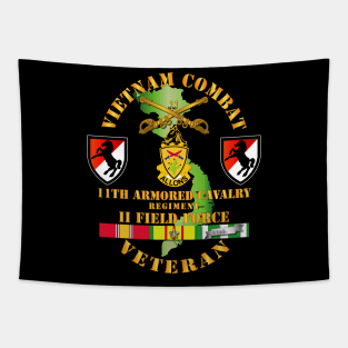 Vietnam Combat Cavalry Veteran w 11th ACR Tapestry