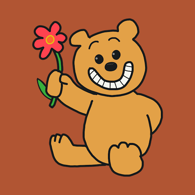 teddy bear flower by wolfmanjaq