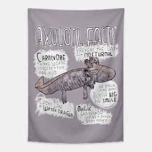 Axolotl Facts, Axolotl Steckbrief, Axolotl Funny Tapestry