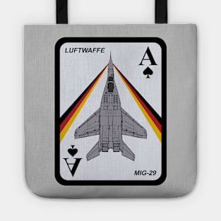 Mig-29 Fulcrum Luftwaffe Patch Tote