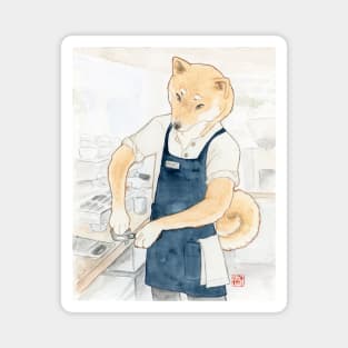 Barista Shiba Yuuta Magnet