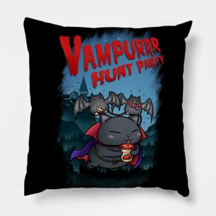 Halloween Vampire Cat Pillow