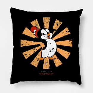 Chilly Willy Retro Japanese Pillow