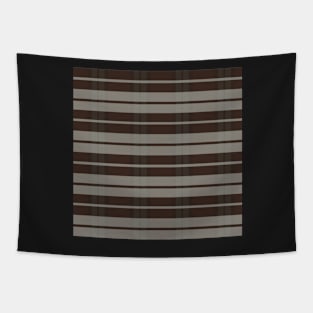 Dark Academia Aesthetic Daviana 2 Hand Drawn Textured Plaid Pattern Tapestry