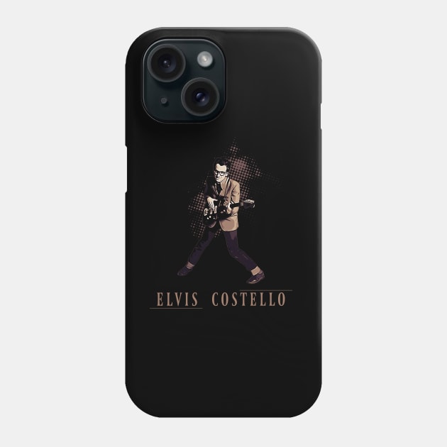 Elvis Costello Phone Case by Degiab