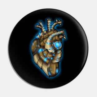 Robot Heart- Arcane punk Pin