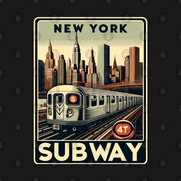 New York Subway by Vehicles-Art