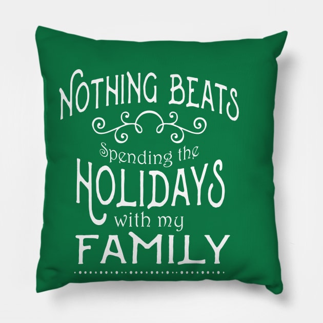 Beautiful Christmas and Thanksgiving Holiday Family Shirt Pillow by TeesByJay