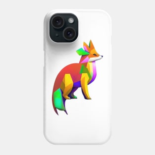 Tangram fox Phone Case