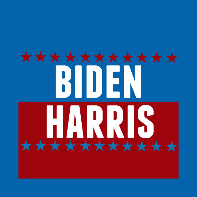 Biden Harris Blue Red Stars by epiclovedesigns