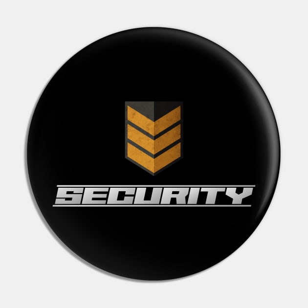 Security Staff Pin by CTShirts
