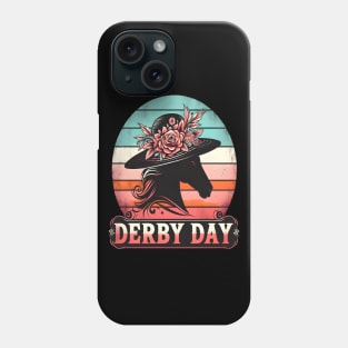 Cute Horse 150th Derby Day 2024 Horse racing Fascinator Phone Case