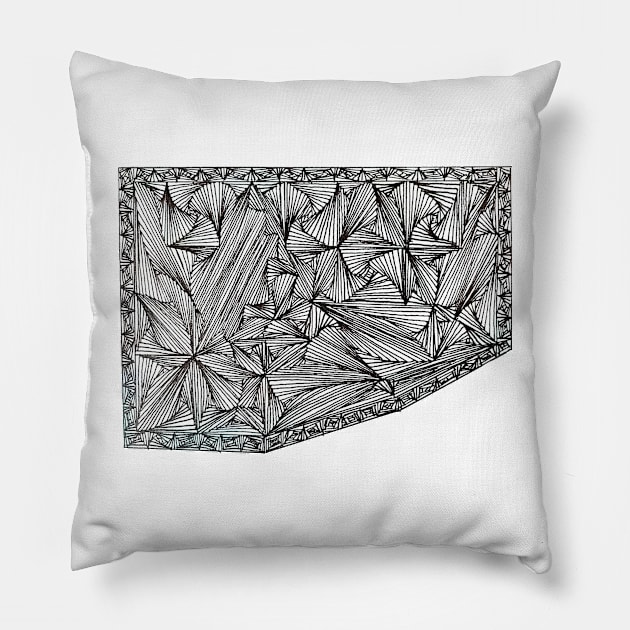 Distorted Space Pillow by GabCJ