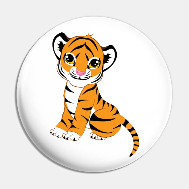 Little Tiger Cub Pin by Raven_Storm_Worker