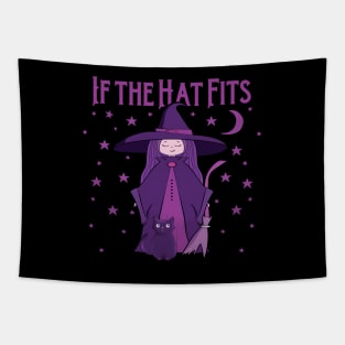 If The Hat Fits Cheeky Witch® Tapestry