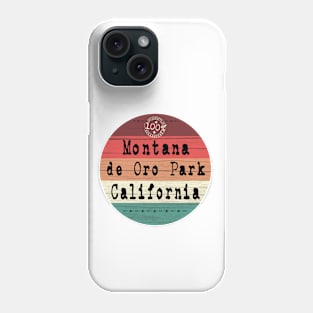 Montana de Oro Park California retro Phone Case