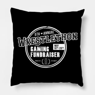 Wrestlethon 5th Anniversary (No Quotes) Pillow