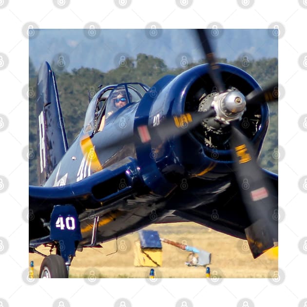 F4U-7 Corsair close-up by acefox1