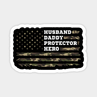 Husband Daddy Protector Hero Gift Magnet