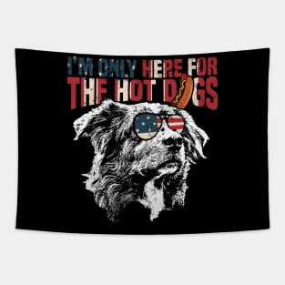 Australian Shepherd Shirt Funny 4th of July Tapestry