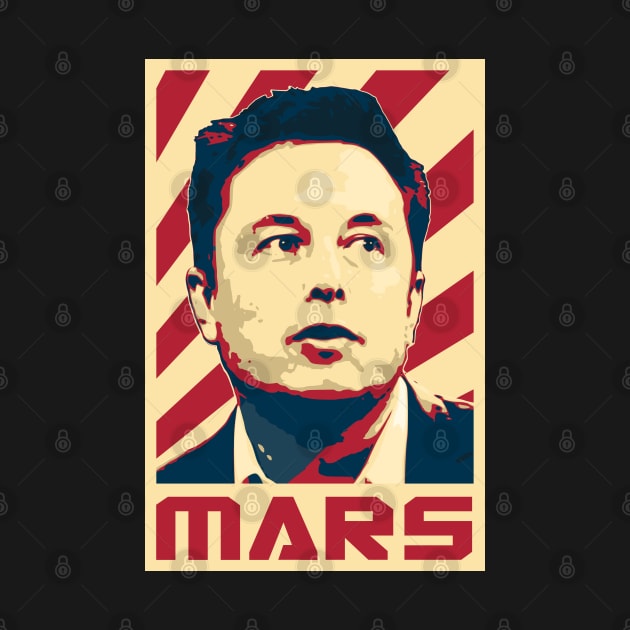 Elon Musk Mars by Nerd_art