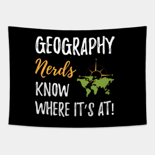 Geography Nerds & Geeks Tapestry