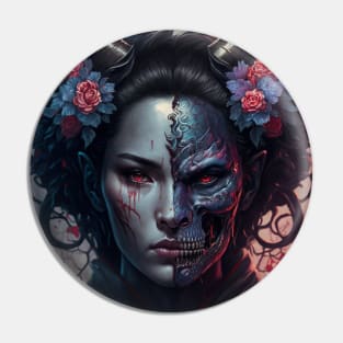 Geisha Oni Pin