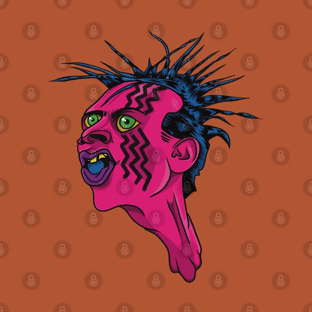 Street Punk Pink by punkcinemaart