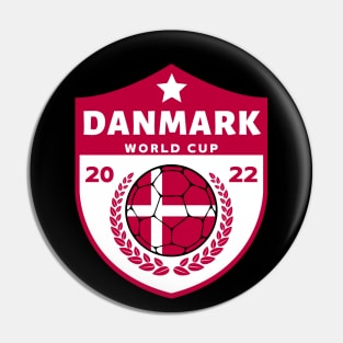 Danmark Football Pin