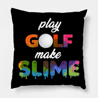 Play Golf Make Slime Pillow