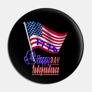 Independence Day in the United States Fourt of july Pin