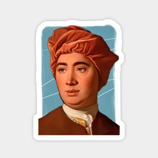 Scottish philosopher David Hume illustration Magnet