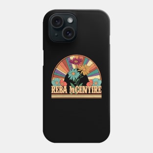 Reba Flowers Name McEntire Personalized Gifts Retro Style Phone Case