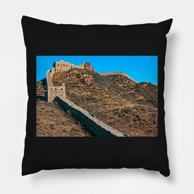 Great Wall of China1 Pillow by bulljup