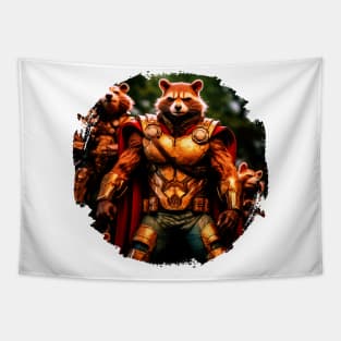 Raccoon Rocket Special Forces guardian of the galaxy v-2 Tapestry