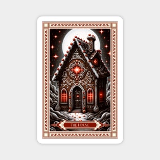 The Gingerbread House Tarot Card Magnet