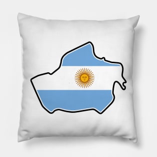 Potrero de los Funes Circuit [flag] Pillow