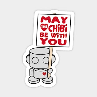 O'BOT Toy Robot (May the Chibi Be With You) Magnet