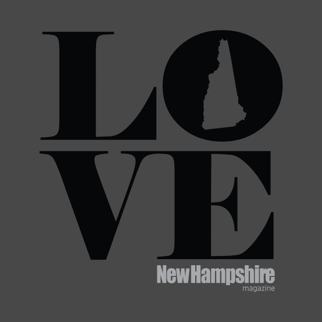 Love NH (black square) by New Hampshire Magazine