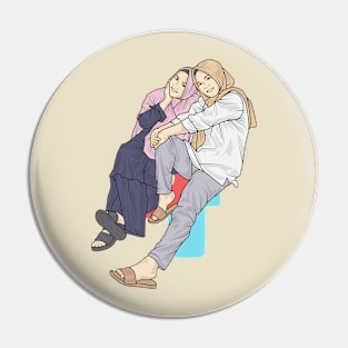 Girl Friendship Pin